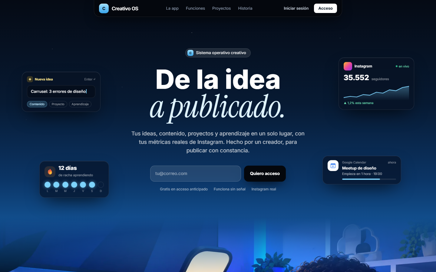 Portada de Creativo OS: De la idea a publicado