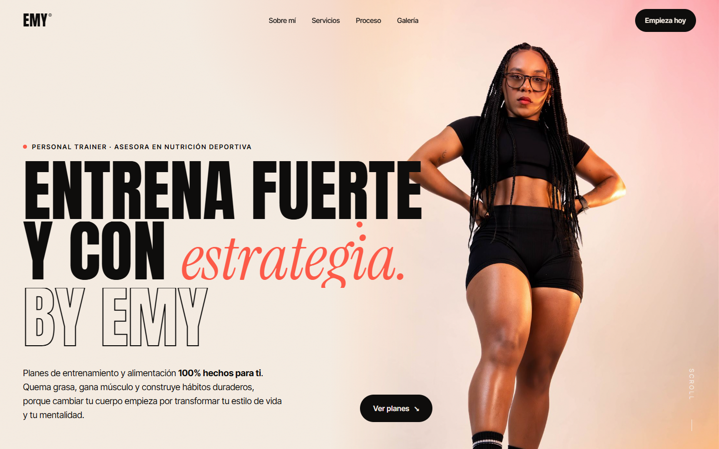 Portada de Emy Fitness: Entrena fuerte y con estrategia
